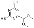 6-(Dimethoxymethyl)-2-mercaptopyrimidin-4-ol Structure,90370-38-0Structure