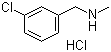 1-(3-Chlorophenyl)-n-methylmethanamine hydrochloride Structure,90389-46-1Structure