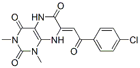 2,4,6(3H)-pteridinetrione, 7-[2-(4-chlorophenyl)-2-oxoethylidene]-1,5,7,8-tetrahydro-1,3-dimethyl- Structure,904600-45-9Structure