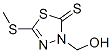 3-(Hydroxymethyl)-5-(methylthio)-1,3,4-thiadiazole-2(3h)-thione Structure,90567-39-8Structure
