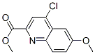 2-Quinolinecarboxylic acid, 4-chloro-6-methoxy-, methyl ester Structure,905807-62-7Structure