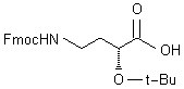 (2R)-2-叔丁基氧基-4-(9-芴甲氧基)-羰基氨基丁酸结构式_905857-50-3结构式