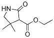 4,4-二甲基-2-氧代-3-吡咯烷羧酸乙酯结构式_90609-07-7结构式