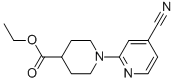 Ethyl 1-(4-cyanopyrid-2-yl)piperidine-4-carboxylate Structure,906352-67-8Structure