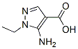 5-氨基-1-乙基吡唑-4-羧酸结构式_90641-65-9结构式