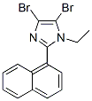 4,5-Dibromo-1-ethyl-2-naphthalen-1-yl-1H-imidazole Structure,906477-08-5Structure