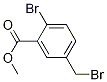 Methyl2-bromo-5-bromomethylbenzoate Structure,90721-58-7Structure