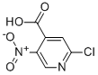 2-Chloro-5-nitro-4-pyridinecarboxylic acid Structure,907545-47-5Structure