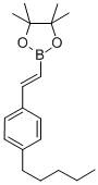 2-[2-(4-Pentylphenyl)vinyl]-4,4,5,5-tetramethyl-1,3,2-dioxaborolane Structure,907626-13-5Structure