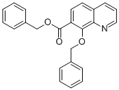 8-(苯基甲氧基)-7-喹啉羧酸苯基甲酯结构式_908255-30-1结构式