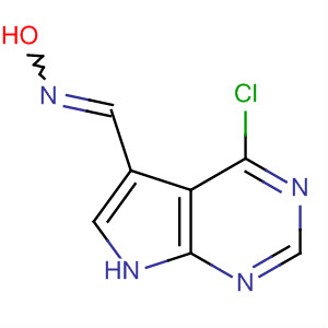 4-Chloro-7h-pyrrolo[2,3-d]pyrimidine-5-carbaldehyde oxime Structure,908287-23-0Structure