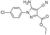 Ethyl 5-amino-1-(4-chlorophenyl)-4-cyanopyrazole-3-carboxylate Structure,908584-68-9Structure