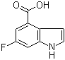 6-Fluoro indole-4-carboxylic acid Structure,908600-71-5Structure