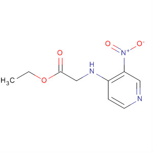 Ethyl 2-(3-nitropyridin-4-ylamino)acetate Structure,90887-26-6Structure