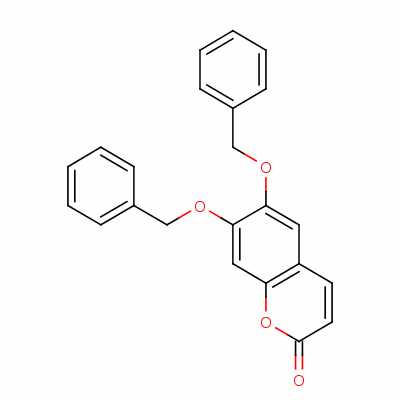 6,7-Bis(phenylmethoxy)-2h-1-benzopyran-2-one Structure,909-84-2Structure