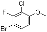 1-Bromo-3-chloro-2-fluoro-4-methoxybenzene Structure,909122-18-5Structure