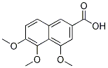 4,5,6-Trimethoxy-2-naphthalenecarboxylic acid Structure,909130-14-9Structure