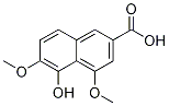 5-Hydroxy-4,6-dimethoxy-2-naphthalenecarboxylic acid Structure,909130-15-0Structure