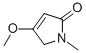 1-Methyl-4-methoxy-1,5-dihydropyrrol-2-one Structure,90968-33-5Structure