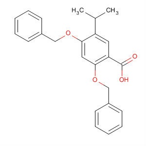 2,4-Dibenzyloxy-5-isopropylbenzoic acid Structure,909871-48-3Structure