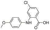 4-Chloro-2-(4-methoxy-phenylamino)-benzoic acid Structure,91-38-3Structure