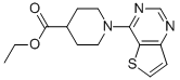 Ethyl 1-thieno[3,2-d]pyrimidin-4-ylpiperidine-4-carboxylate Structure,910037-27-3Structure