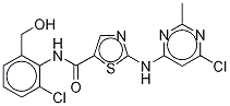 去-6-[4-(2-羟基乙基)-1-哌嗪基]-6-氯达沙替尼结构式_910297-71-1结构式