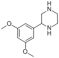 2-(3,5-Dimethoxyphenyl)piperazine Structure,910444-70-1Structure