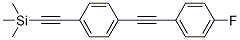 ((4-((4-Fluorophenyl)ethynyl)phenyl)ethynyl)trimethylsilane Structure,910467-79-7Structure