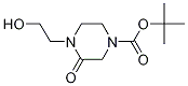 Tert-butyl 4-(2-hydroxyethyl)-3-oxopiperazine-1-carboxylate Structure,910573-06-7Structure