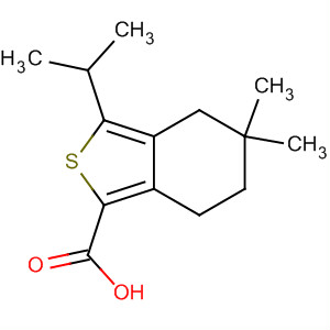 3-异丙基-5,5-二甲基-4,5,6,7-四氢-苯并[c]噻吩-1-羧酸结构式_910635-47-1结构式