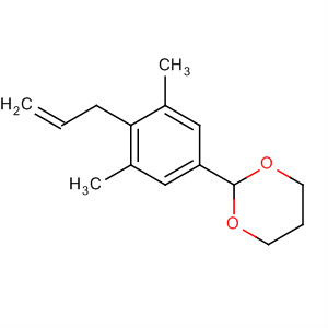 2-(4-烯丙基-3,5-二甲基-苯基)-[1,3]二噁烷结构式_910636-37-2结构式