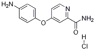 4-(4-氨基苯氧基)-n-甲基吡啶-2-羧酰胺盐酸盐结构式_911132-05-3结构式