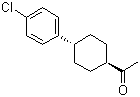 Trans-4-(p-chlorophenyl)-1-acetylcyclohexane Structure,91161-85-2Structure