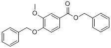 Benzyl 4-(benzyloxy)-3-methoxybenzoate Structure,91203-74-6Structure