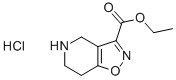 Ethyl 4,5,6,7-tetrahydroisoxazolo[4,5-c]pyridine-3-carboxylate monohydrochloride Structure,912265-91-9Structure