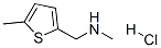 2-Methyl-5-[(methylamino)methyl]thiophene hydrochloride Structure,912569-78-9Structure