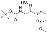 [2-Hydroxyimino-2-(3-methoxy-phenyl)-ethyl]-carbamicacidtert-butylester Structure,912762-53-9Structure