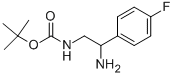 [2-氨基-2-(4-氟-苯基)-乙基]-氨基甲酸叔丁酯盐酸盐结构式_912762-88-0结构式