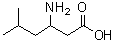 (R)-3-氨基-5-甲基己酸结构式_91298-67-8结构式