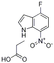 4-Fluoro-7-nitro1h-indole-2-ethyl carboxylate Structure,913287-14-6Structure