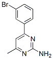 4-Methyl-6-(3-bromophenyl)pyrimidin-2-amine Structure,913322-49-3Structure