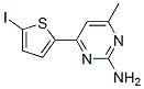 4-(5-碘-2-噻吩)-6-甲基嘧啶-2-胺结构式_913322-62-0结构式