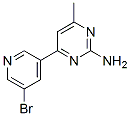 4-(5-Bromopyridin-3-yl)-6-methylpyrimidin-2-amine Structure,913322-65-3Structure