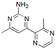 4-(3-Methylpyrazin-2-yl)-6-methyl-pyrimidin-2-amine Structure,913322-77-7Structure