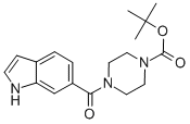 4-(1H-indol-6-ylcarbonyl)-1-piperazinecarboxylic acid 1,1-dimethylethyl ester Structure,913388-30-4Structure