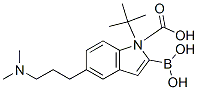 1H-Indole-1-carboxylic acid, 2-borono-5-[3-(dimethylamino)propyl]-, 1-(1,1-dimethylethyl) ester Structure,913388-76-8Structure