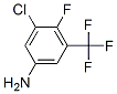 3-Chloro-4-fluoro-5-(trifluoromethyl)aniline Structure,914225-61-9Structure