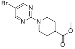 Methyl 1-(5-bromopyrimidin-2-yl)piperidine-4-carboxylate Structure,914347-01-6Structure