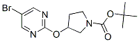 3-(5-Bromopyrimidin-2-yloxy)pyrrolidine-1-carboxylic acid tert-butyl ester Structure,914347-79-8Structure